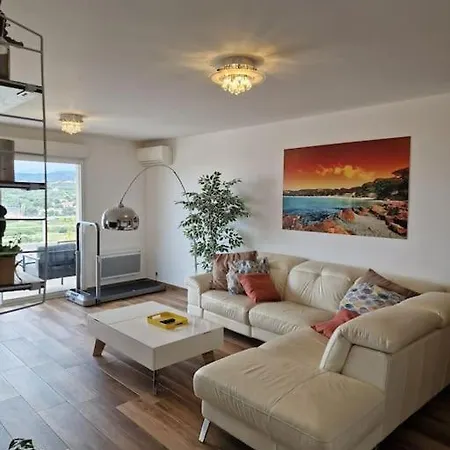 شقة Isula Piana Avec Vue Panoramique Et Montagnes, 40m De Terrasse LʼÎle-Rousse