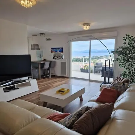 Isula Piana Avec Vue Panoramique Et Montagnes, 40m De Terrasse LʼÎle-Rousse