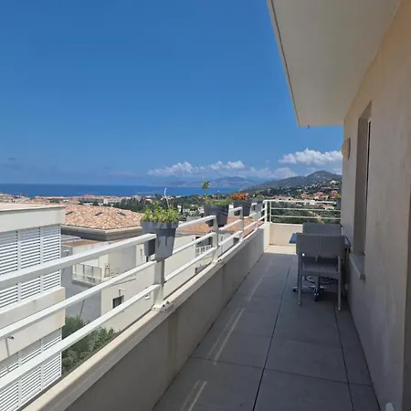 Isula Piana Avec Vue Panoramique Et Montagnes, 40m De Terrasse شقة *