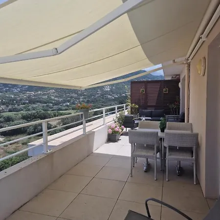 Isula Piana Avec Vue Panoramique Et Montagnes, 40m De Terrasse شقة LʼÎle-Rousse